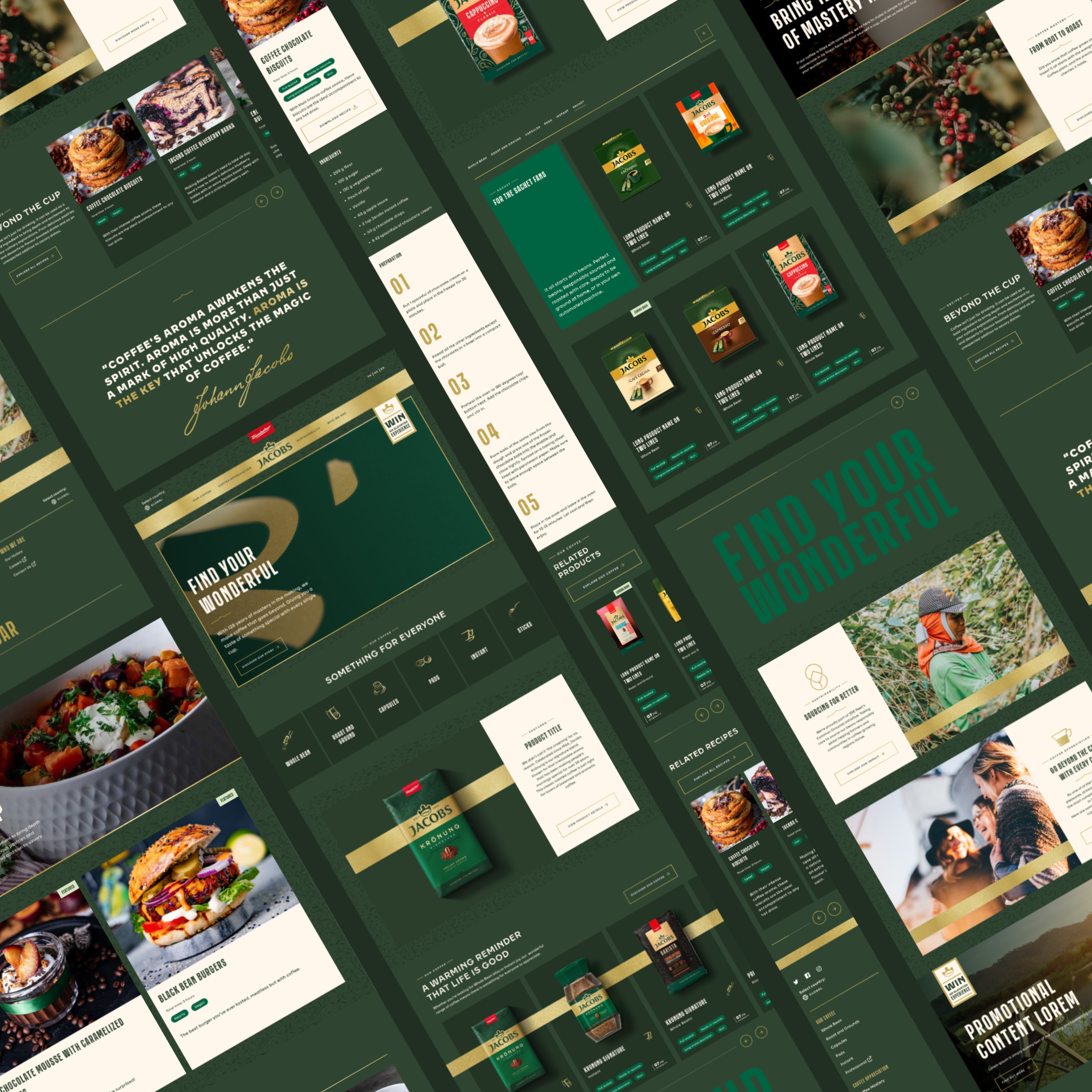 Elevating the digital experience for a coffee icon background