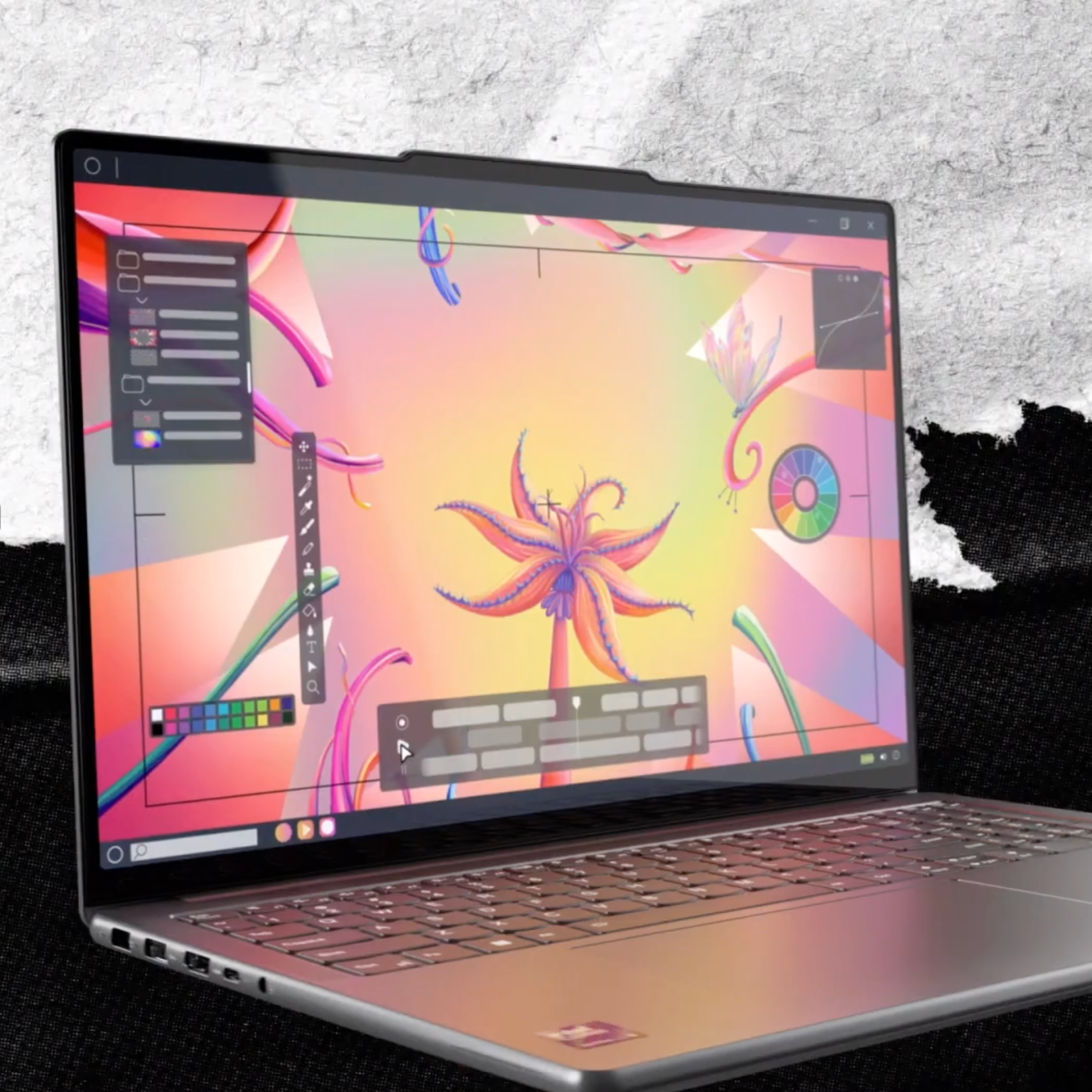 Positioning Lenovo Yoga to inspire creatives background